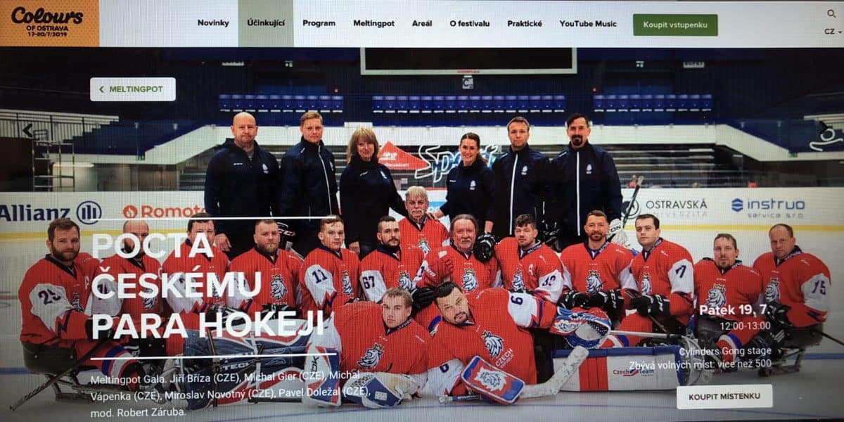 Para Hokejisté Na Colours Of Ostrava!!!